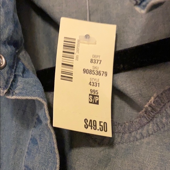 NWT Aeropostale denim button cardigan - Picture 2 of 4